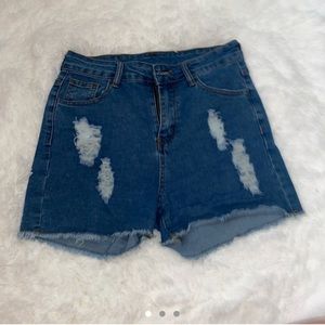 High waisted shorts